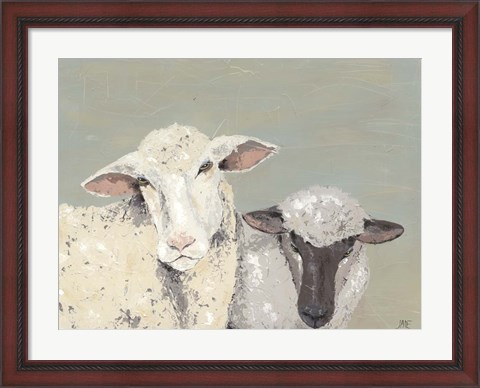 Framed Sweet Lambs I Print