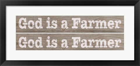 Framed Farm Sign 2-up II Print