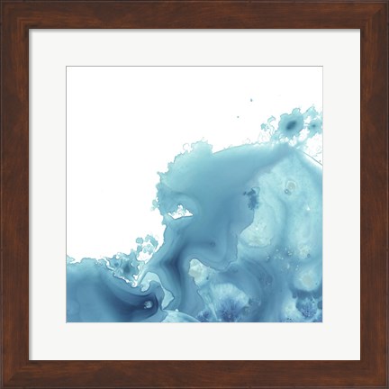 Framed Splash Wave II Print