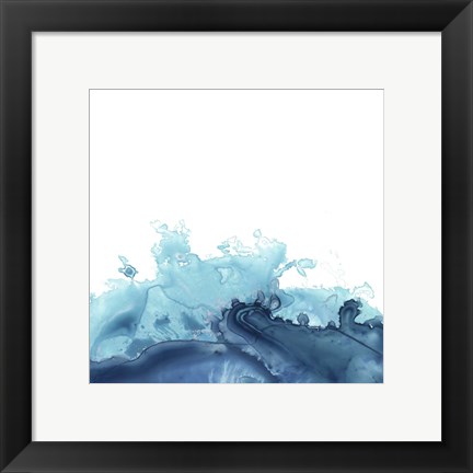 Framed Splash Wave III Print