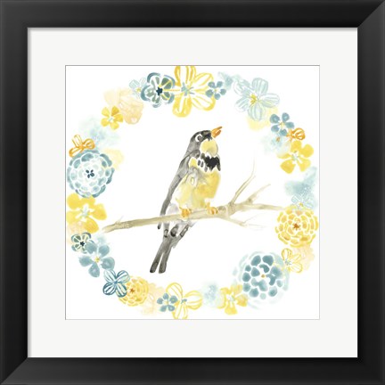 Framed Solo Songbird I Print