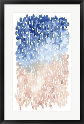 Framed Coral Cascade II Print