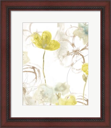 Framed Floral Arc II Print