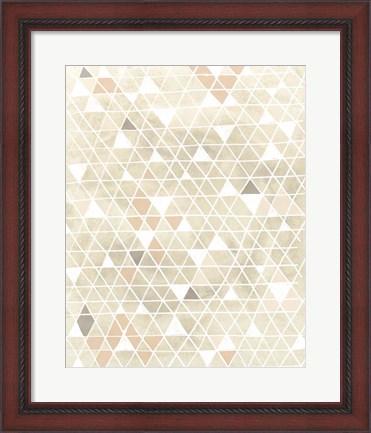 Framed Pattern Intersect II Print