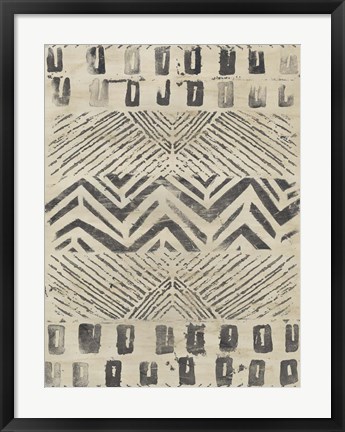 Framed Pattern Bazaar II Print