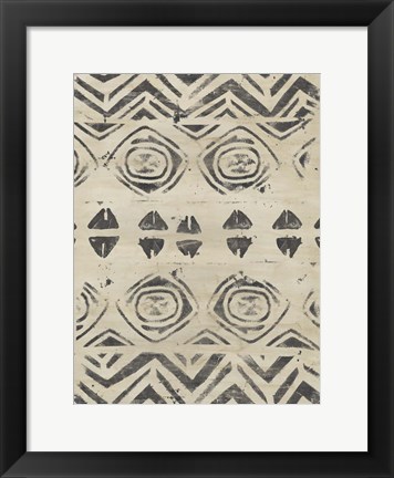 Framed Pattern Bazaar III Print