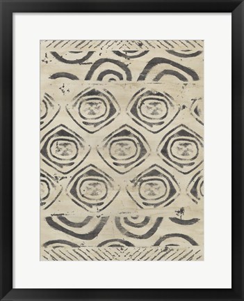 Framed Pattern Bazaar VI Print