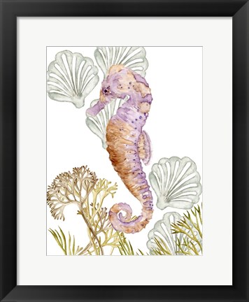 Framed Undersea Creatures II Print