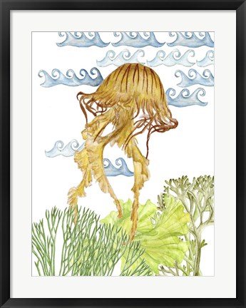 Framed Undersea Creatures IV Print