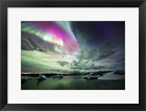 Framed Jokulsarlon Lake Print