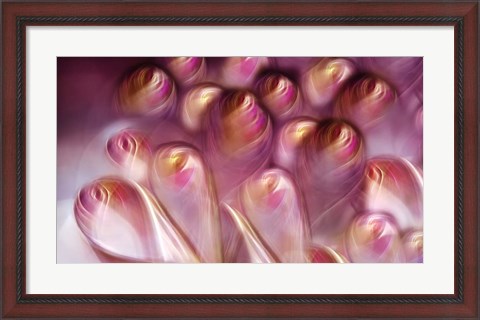 Framed Rosebuds Print