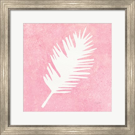 Framed Tropical Fun Palms Silhouette I Print