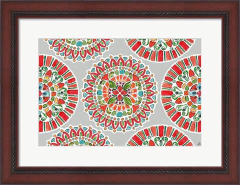 Framed Holiday Wings VII Print