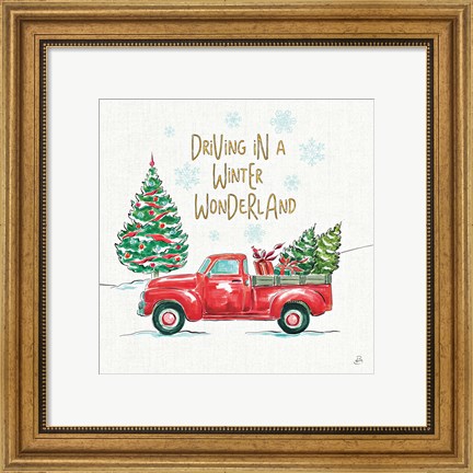 Framed Christmas in the Country IV Print