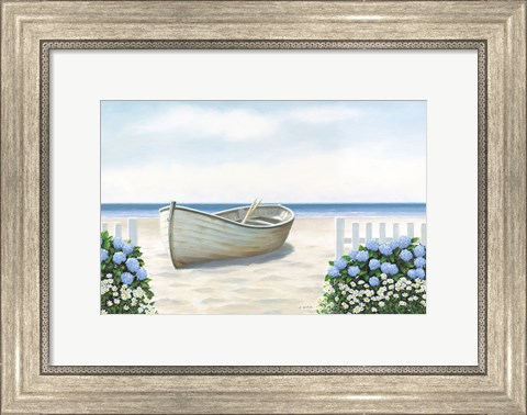 Framed Beach Days I Print