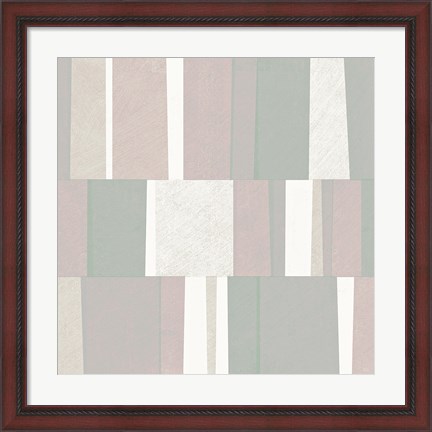Framed Pastel Abstract Print