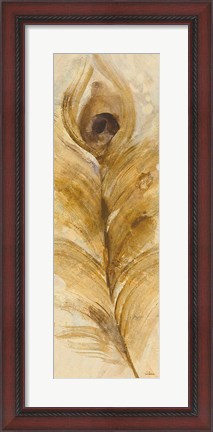 Framed Feather Toss Single Feather Print