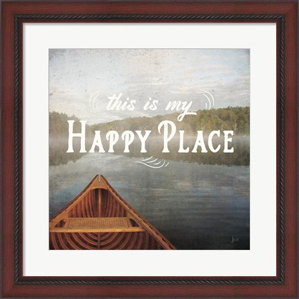 Framed Calm Waters I no Triangles Print