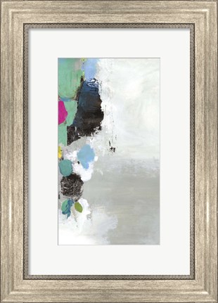 Framed Touch of Blue II Print