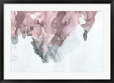 Framed Bubblegum Pink II Print