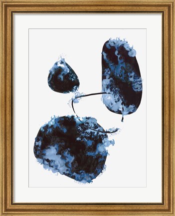 Framed Blue Stone I Print