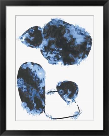 Framed Blue Stone II Print