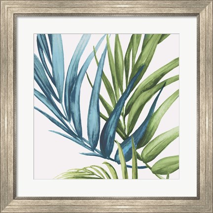 Framed Palm Leaves IV Print