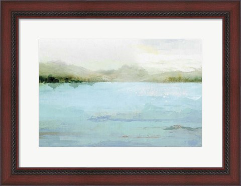 Framed Blue Lake Print
