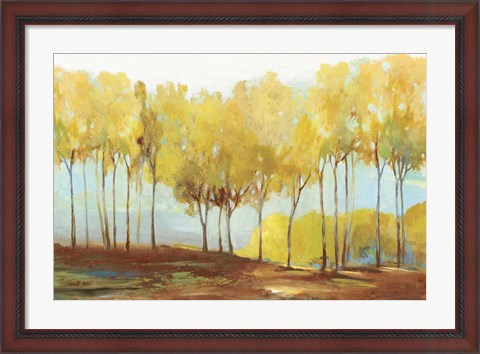 Framed Yellow Trees Print