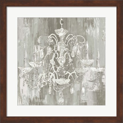 Framed Crystal Chandelier Print