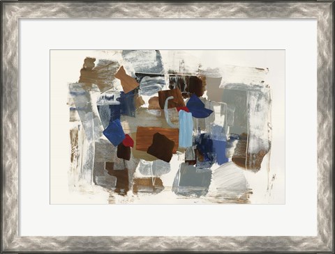 Framed Cubic Abstract I Print