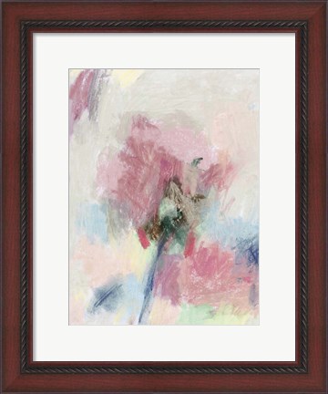 Framed Pastel Floral II Print