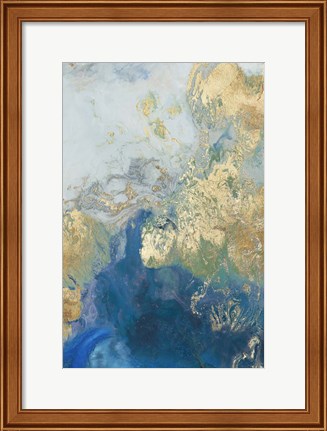 Framed Ocean Splash II Print