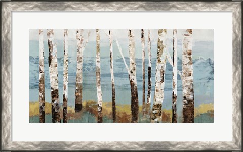 Framed Birch Reflection Print