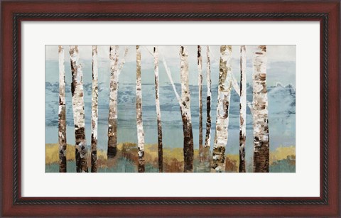 Framed Birch Reflection Print