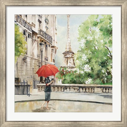 Framed Paris Walk Print