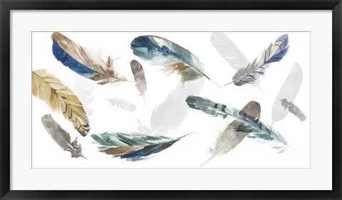 Framed Feathery I Print