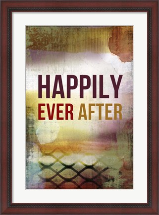 Framed Happily Ever After Print