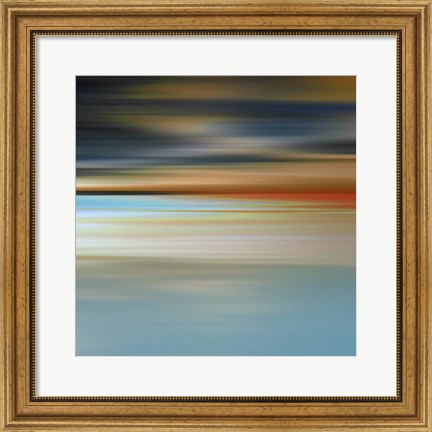 Framed Blurred Landscape II Print