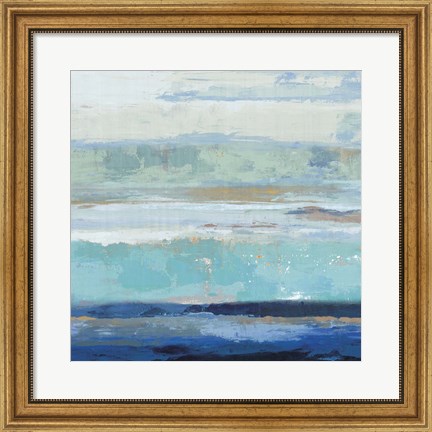 Framed Sea Shore II Print