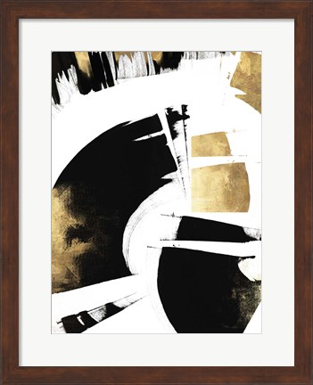 Framed Art Deco I Print