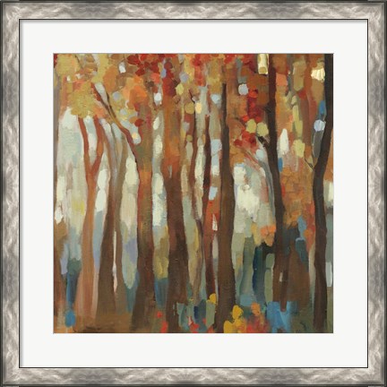 Framed Marble Forest III Print