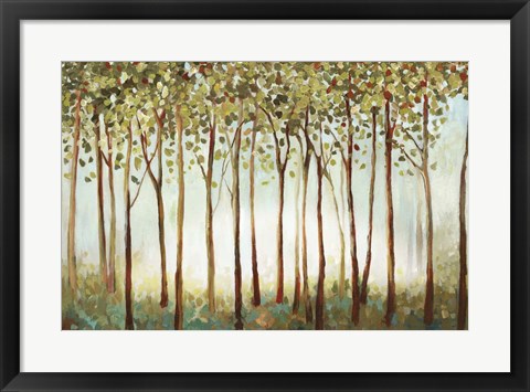 Framed Riverside Forest Print
