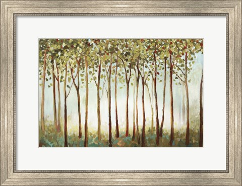 Framed Riverside Forest Print
