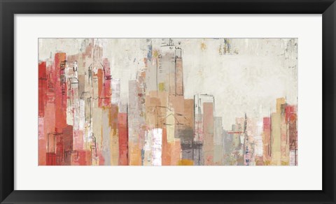 Framed Pink City Print