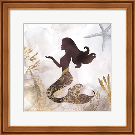 Framed Mermaid II Print