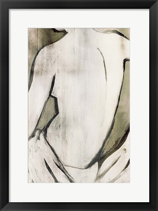 Framed Nude Sepia II Print