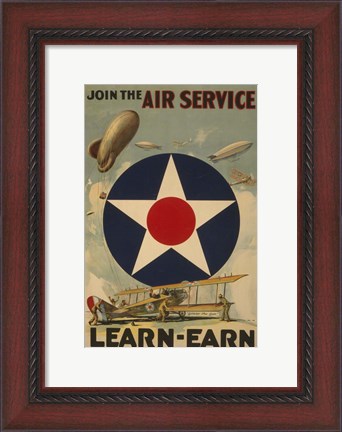 Framed Air Service Print