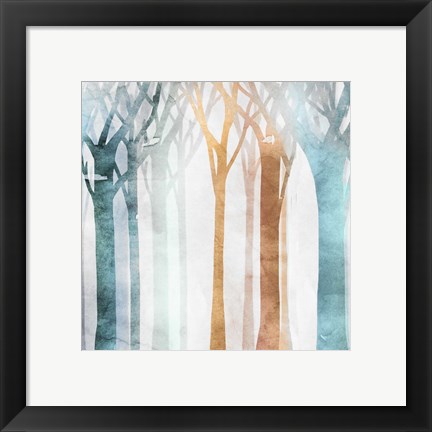 Framed Dancing Trees I Print
