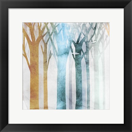 Framed Dancing Trees III Print